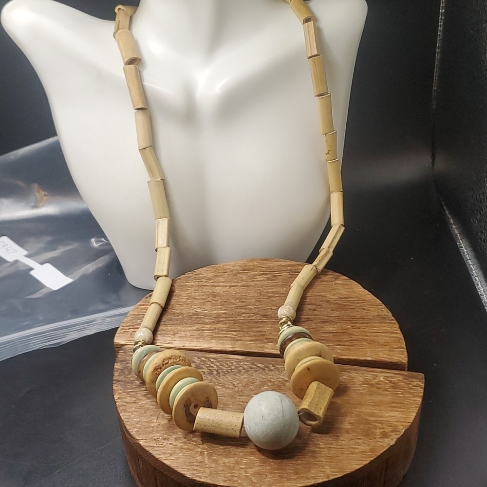 N3437 natural kanthimala handmade African necklace - Picture 1 of 3